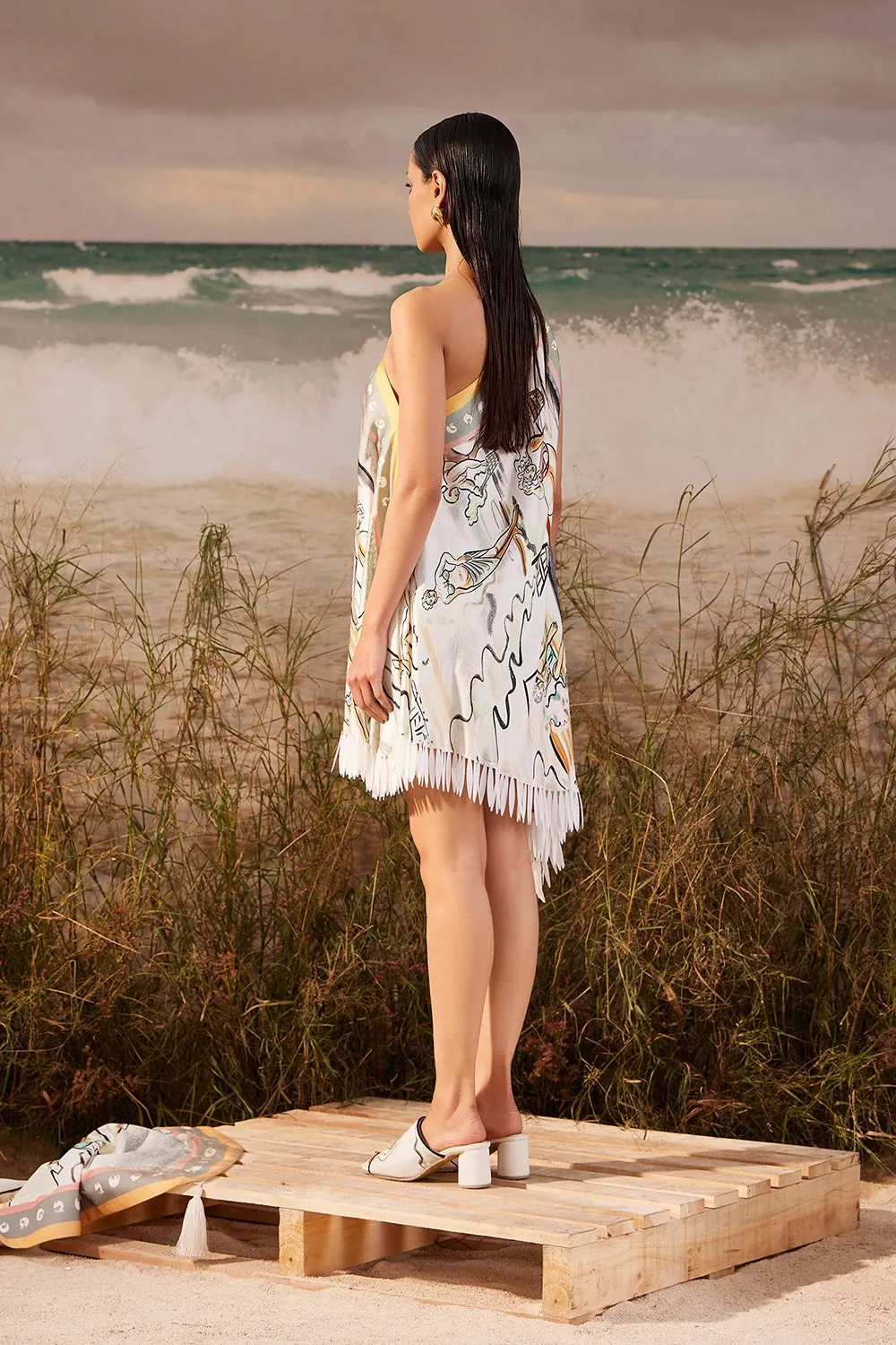 Saun IconoScarf Spike Skein Dress
