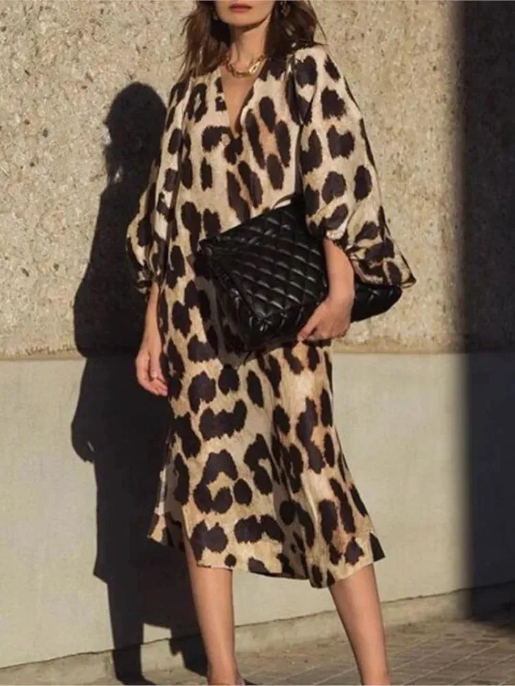 Savannah | Fierce Leopard Print Dress