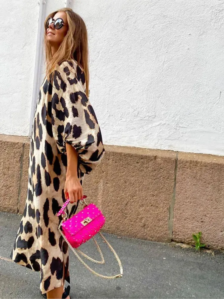 Savannah | Fierce Leopard Print Dress