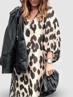 Savannah | Fierce Leopard Print Dress