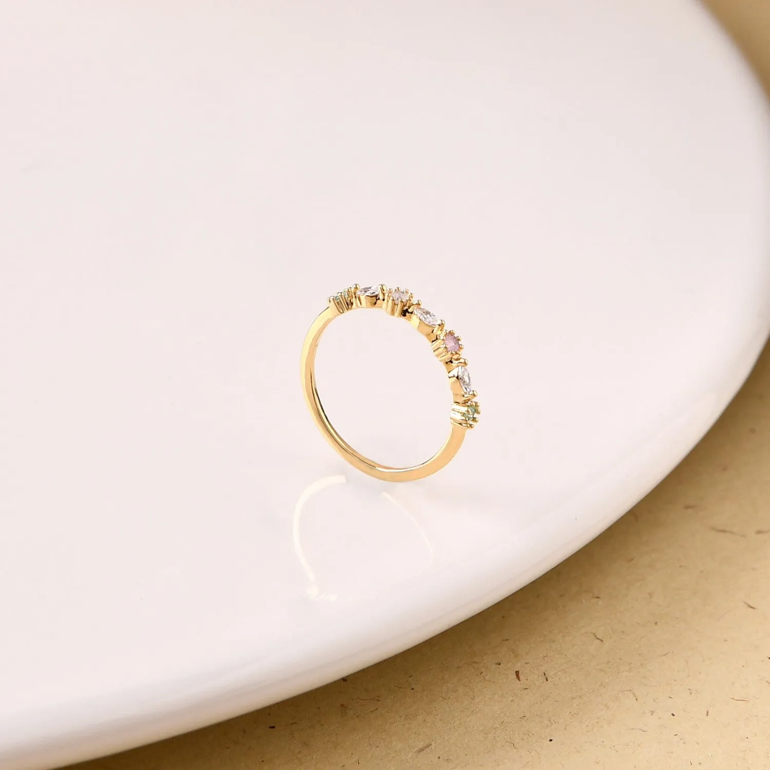 Shimmer In Harmony Gold Ring