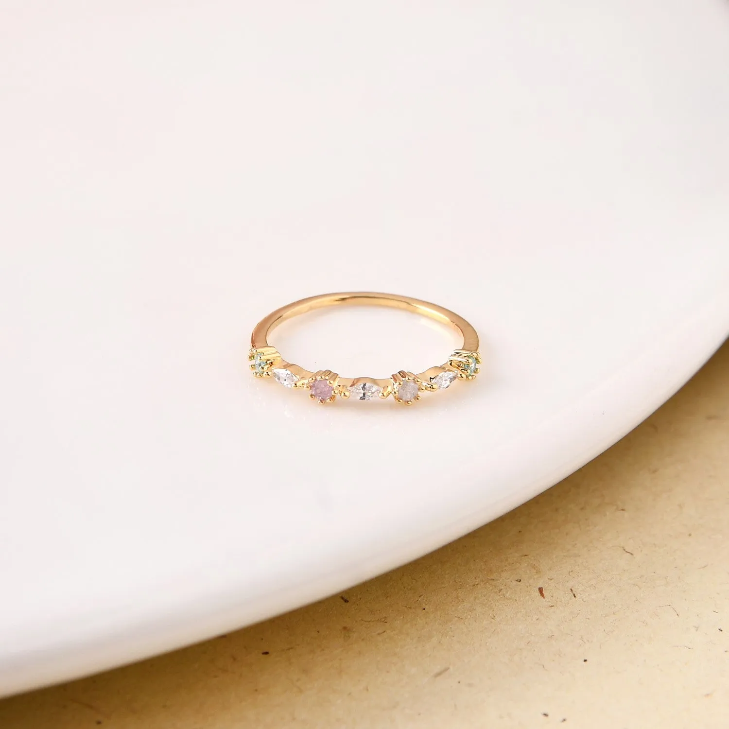 Shimmer In Harmony Gold Ring
