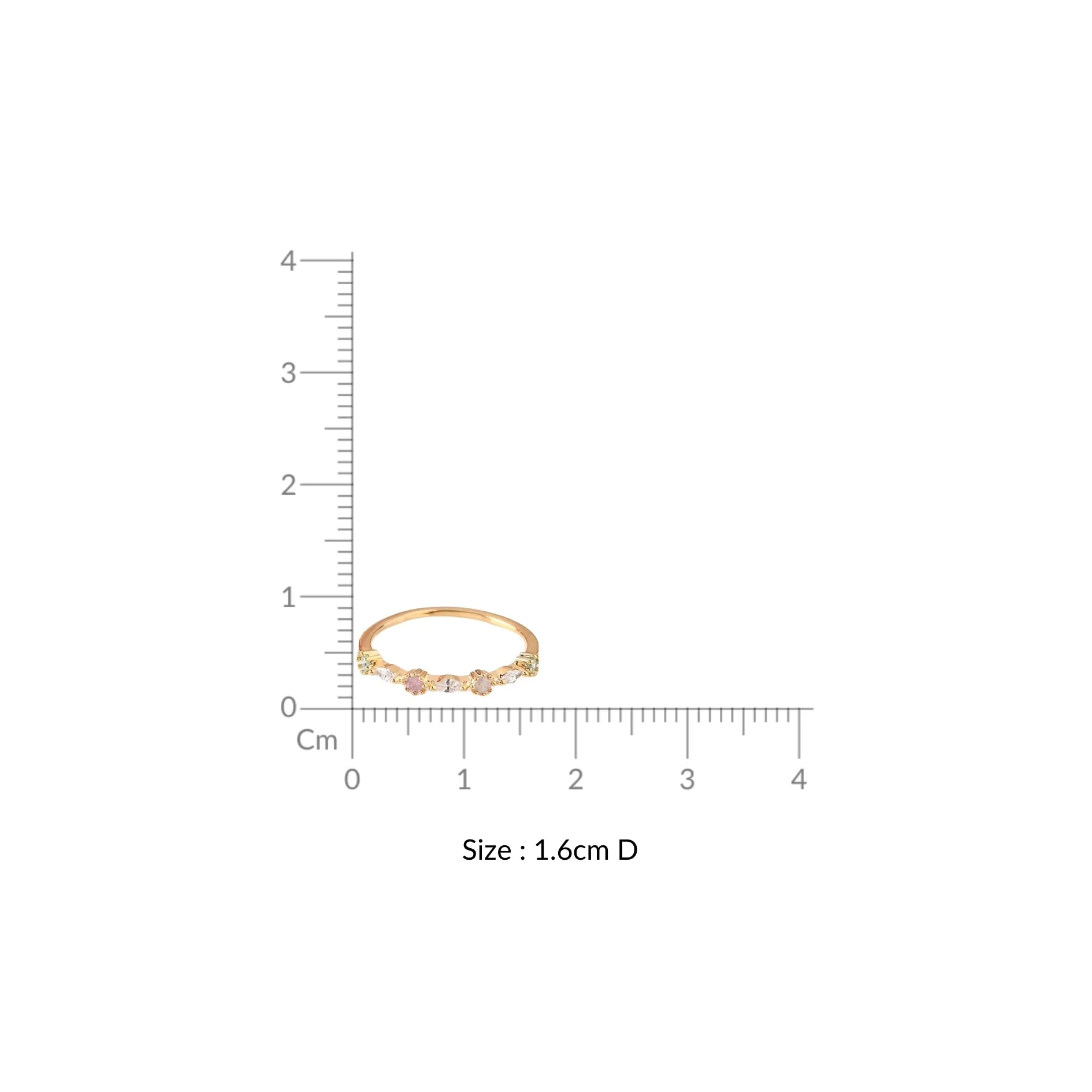 Shimmer In Harmony Gold Ring