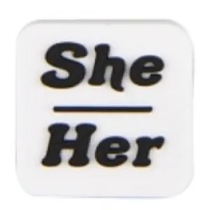 SHOE CHARMS - SHE/HER