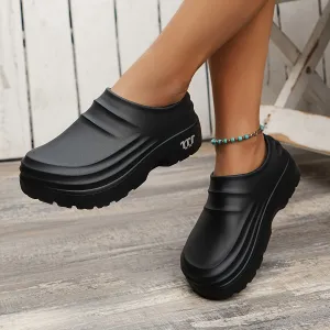 Sienna - Elegante slip on træsko med slidstærk sål og let design