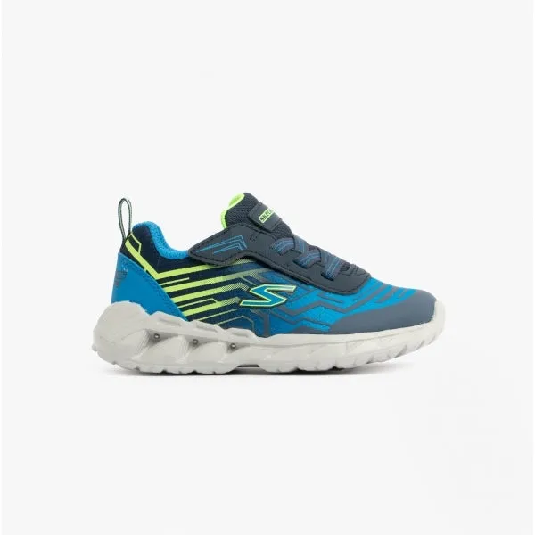 Skechers 401503N/NVBL MAGNA-LIGHTS Boys Trainers Navy