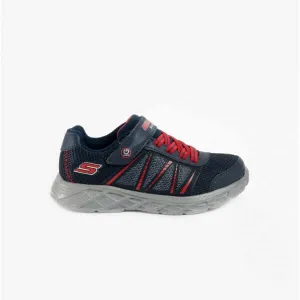 Skechers 401530L/NVRD DYNAMIC-FLASH Boys Light-Up Trainers NVRD