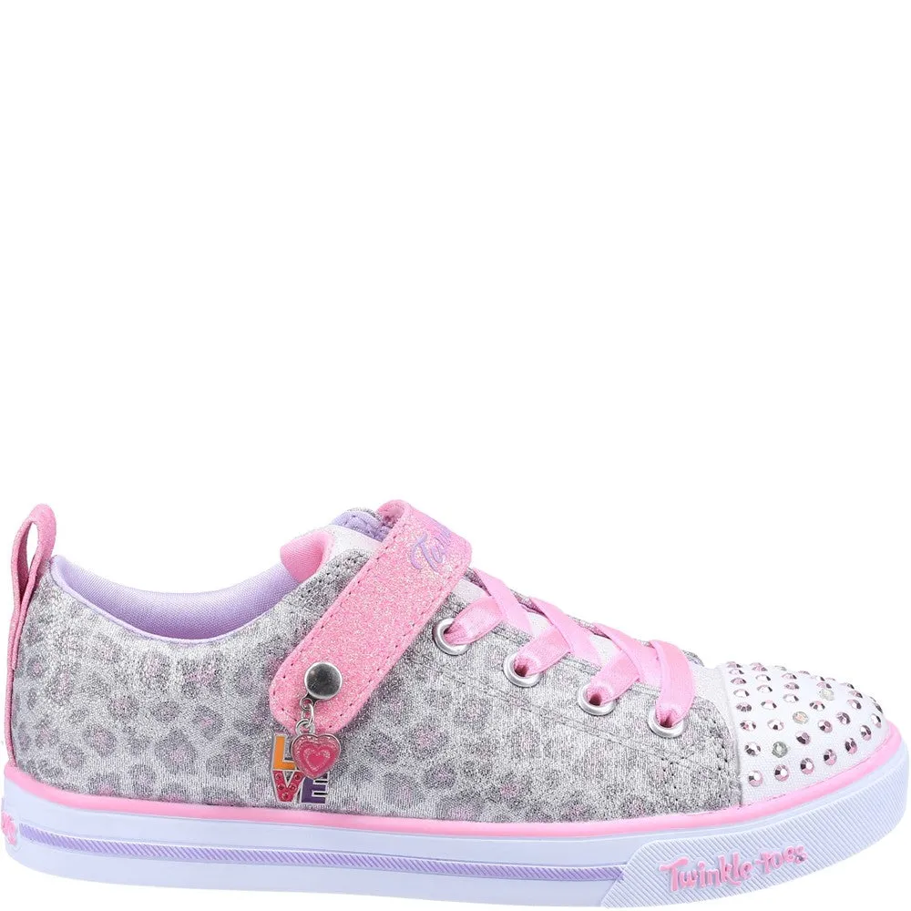 Skechers Twinkle Toes: Sparkle Lite Leopard Shines Shoe