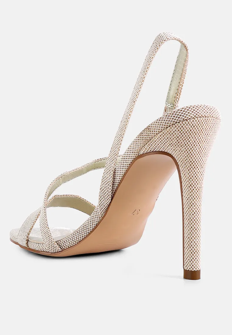 Skyfall Ankle Strap High Heels Sandals By Ruw