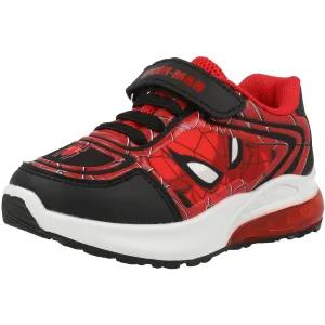 Spider-Man Emboss Lights Red Trainers