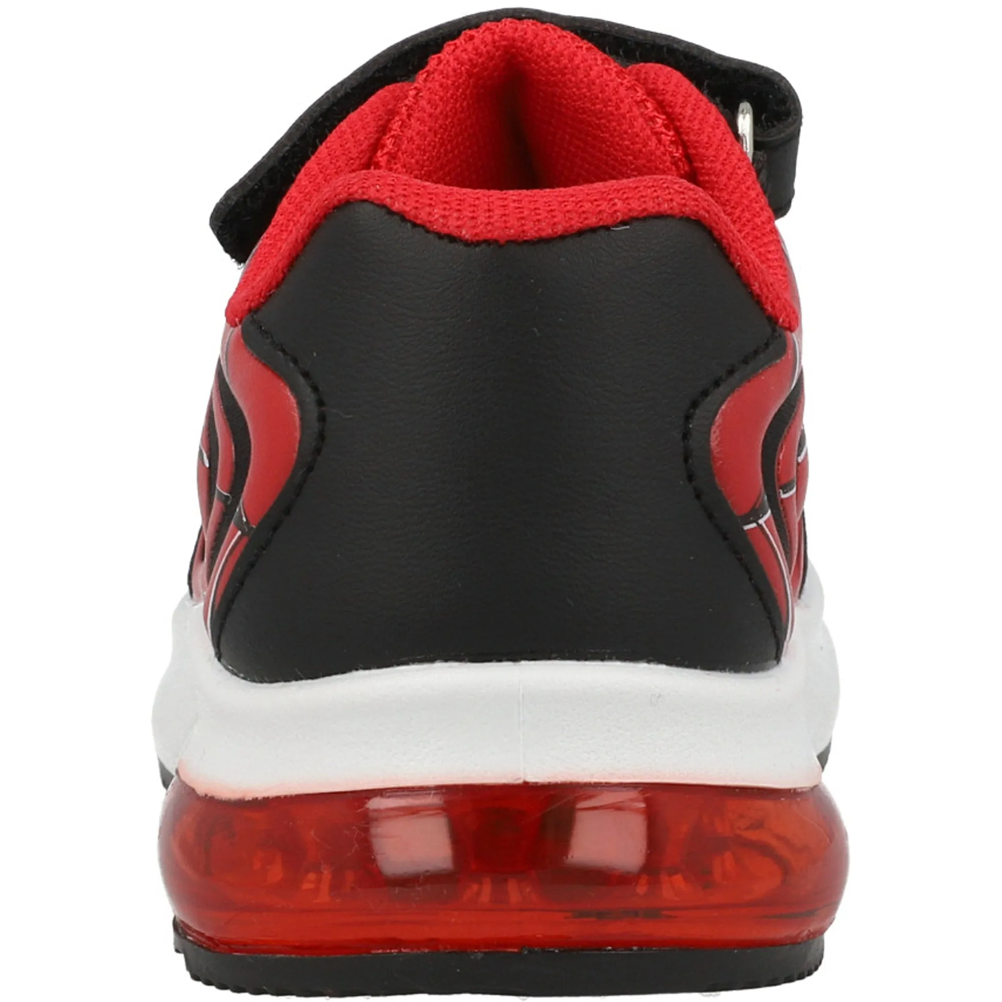 Spider-Man Emboss Lights Red Trainers