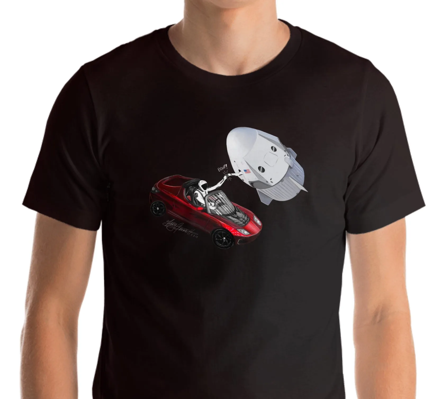 Starman & Ripley Fist Bump Lightweight Shirt (Adult)