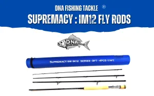 Supremacy IM12 SW Series Fly Rod - 9ft 4pce- Line Weight 11