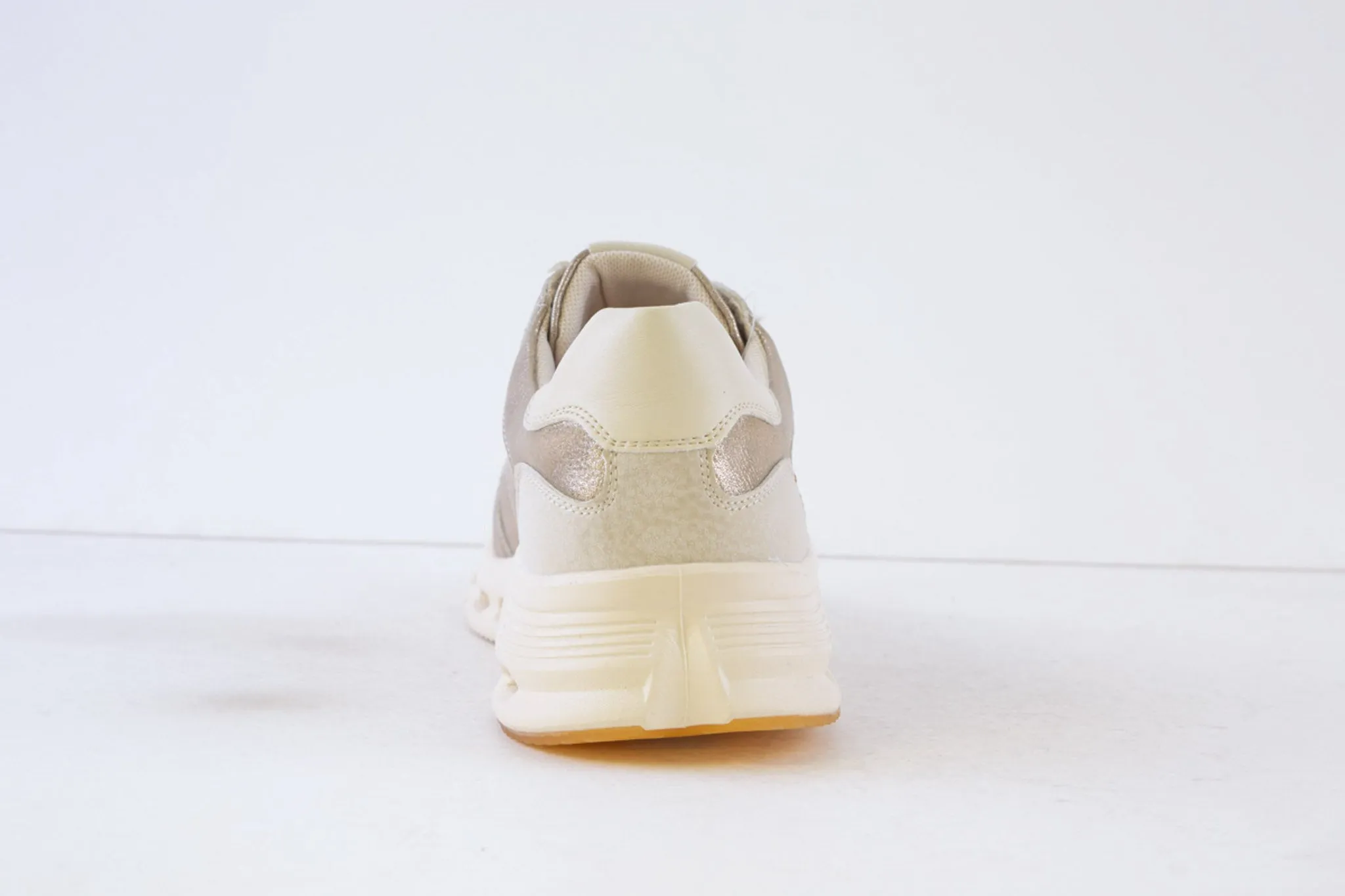 SUSST - DAWSON25 LACED FASHION TRAINER - LIGHT GOLD