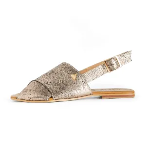 Suzette Flats Sandals - Gold