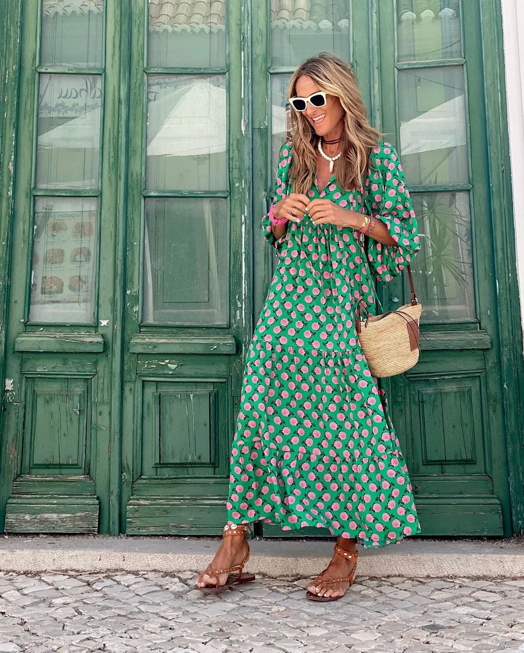 Sylvie - Flowing Bohemian Maxi Dress