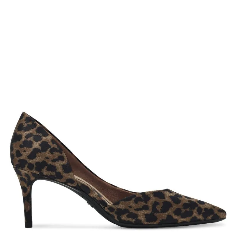 Tamaris Womens Leopard Court Shoe  1-22457-44