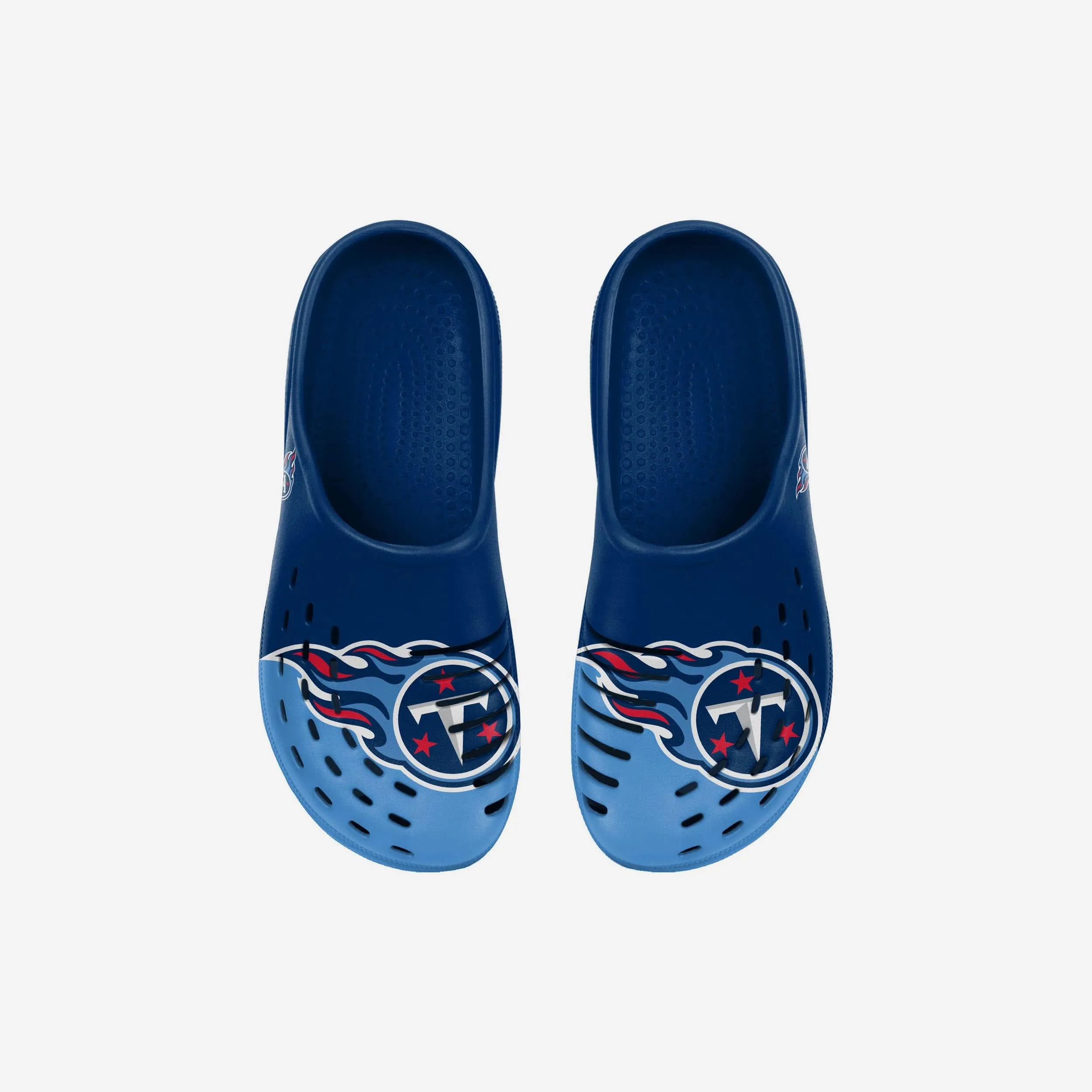 Tennessee Titans Youth Colorblock Big Logo Clog