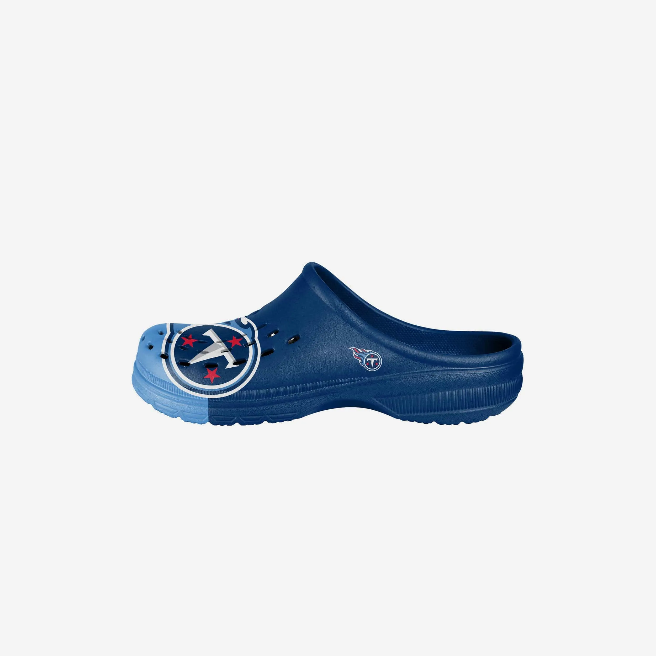 Tennessee Titans Youth Colorblock Big Logo Clog