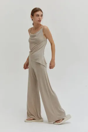 The Charlotte Travel Pants in Bone