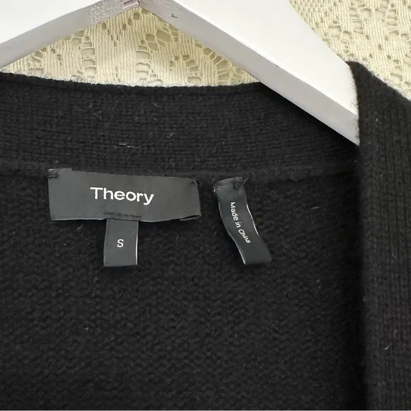 Theory - Cashmere Oversized Open-Front Cardigan - Black