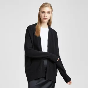 Theory - Cashmere Oversized Open-Front Cardigan - Black