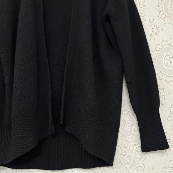 Theory - Cashmere Oversized Open-Front Cardigan - Black