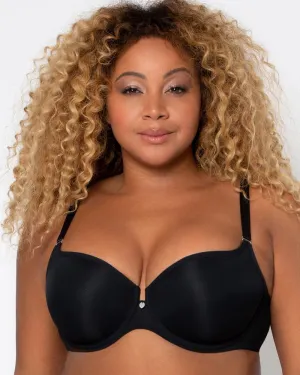 Tulip Smooth Pushup Bra - Black