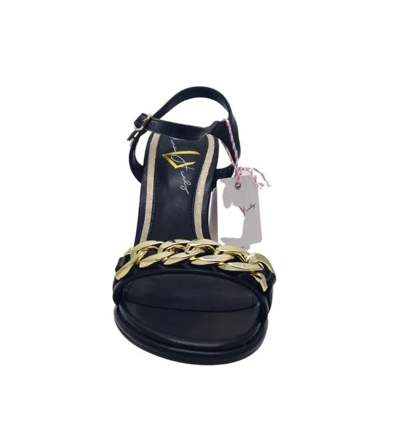 Una Healy Womens Black Heel Sandal - Hold On Forever