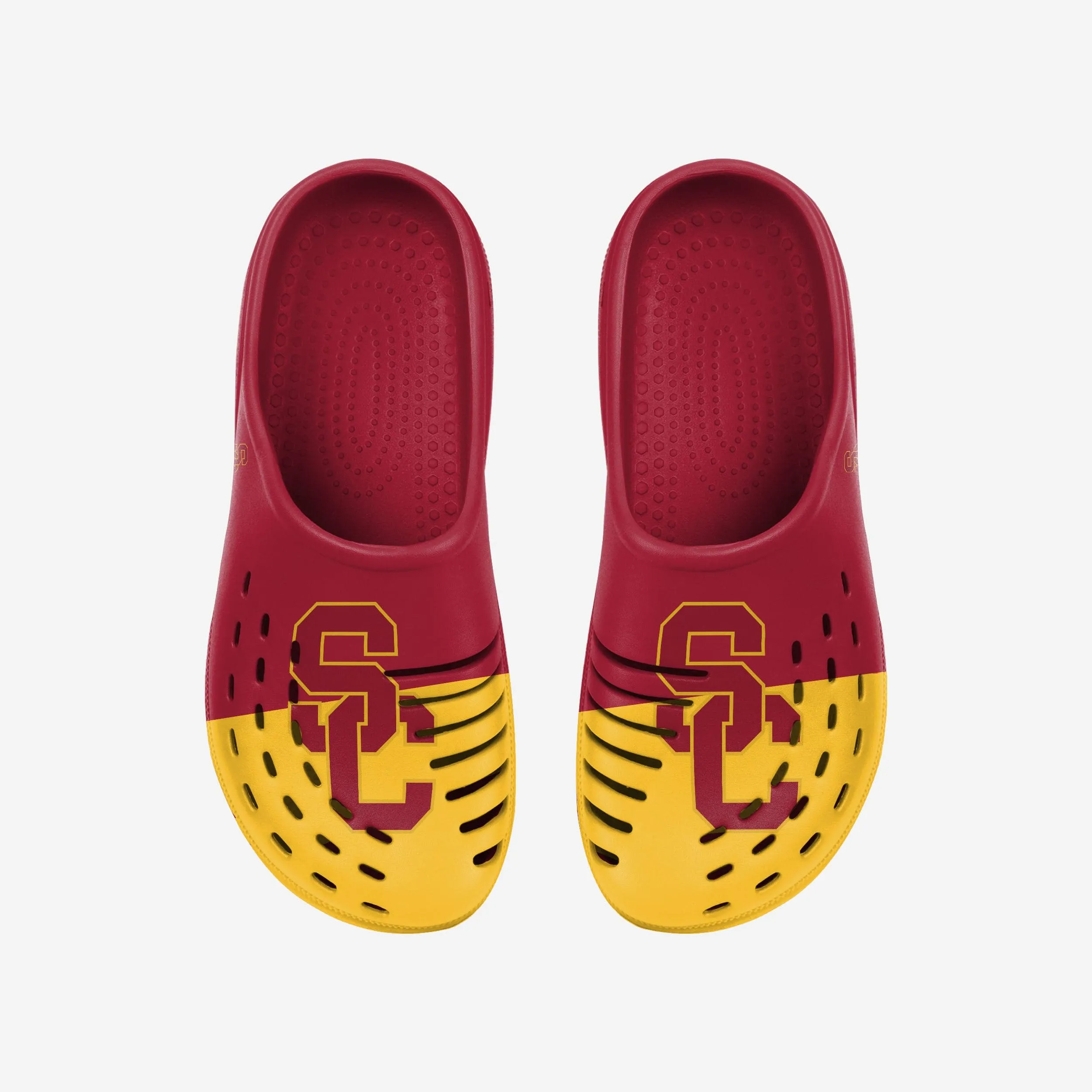 USC Trojans Colorblock Big Logo Clog