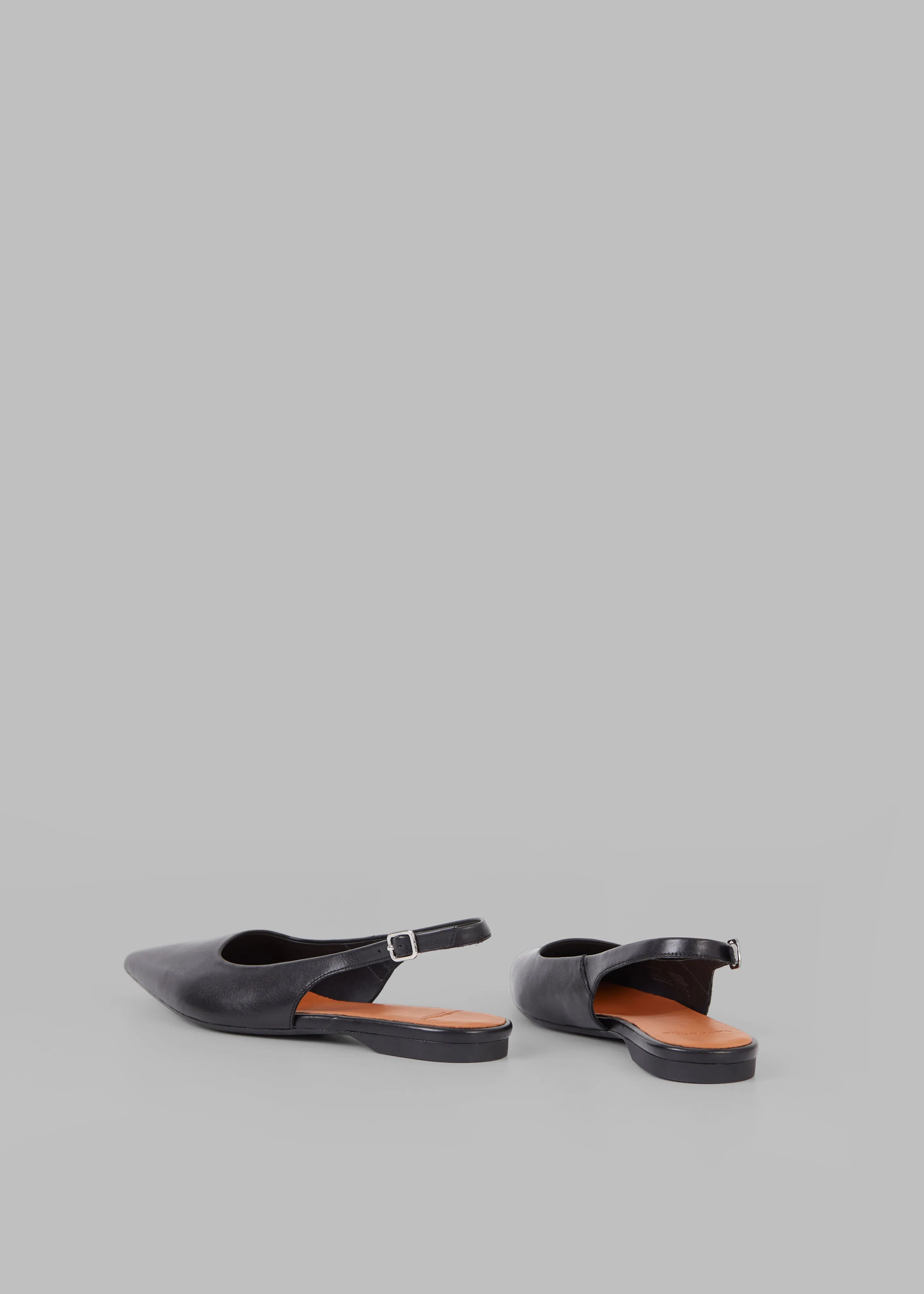 Vagabond Hermine Slingbacks - Black