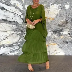 Venisa - Layered Chiffon Dress