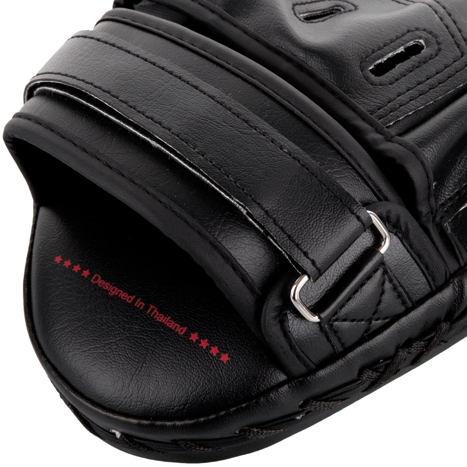 Venum Light Focus Mitts - Black/Red (Pair)