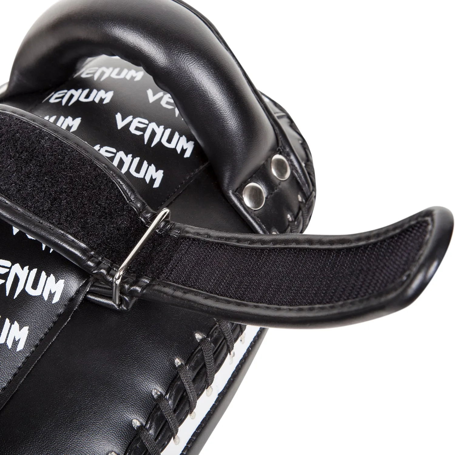 Venum Light Kick Pad - Skintex-leer- zwart/ice (paar)
