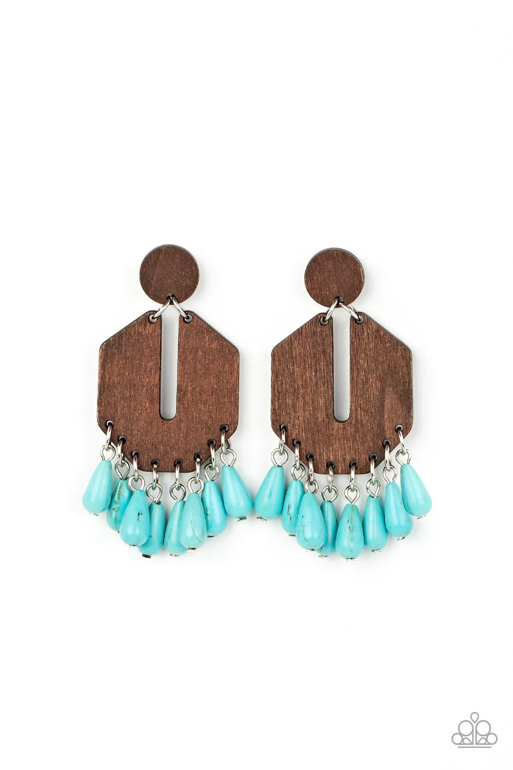 Western Retreat - Blue Post Earring