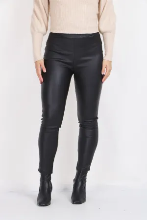 WET LOOK PANTS - Femme Connection
