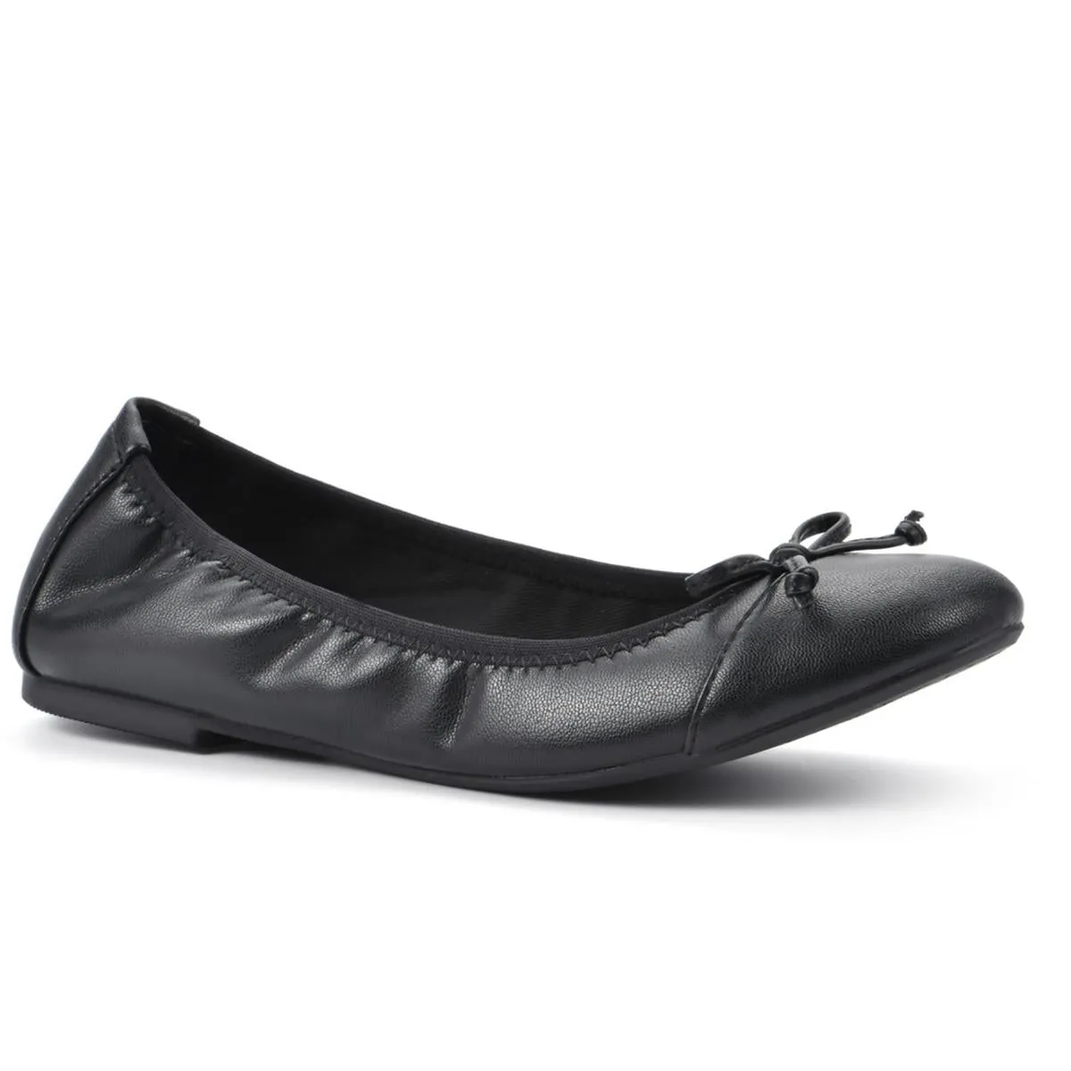 White Mountain Womens Bow  Ballet Flats