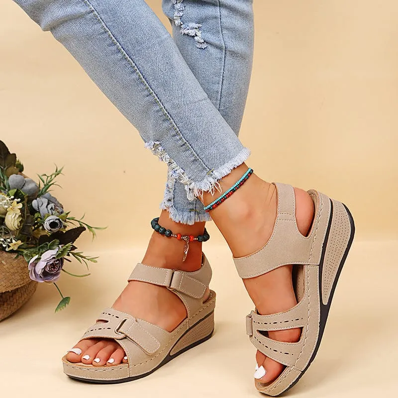 Women Soft Bottom Wedge Heels Sandals