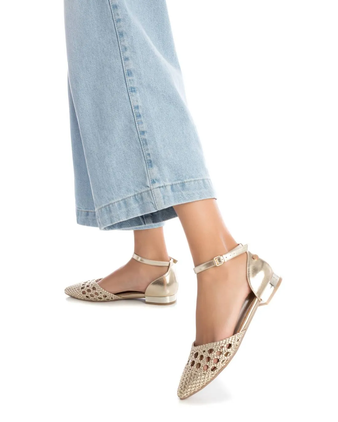 Women's ballerinas 142366 GOLD