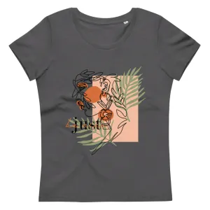 Women's fitted eco tee Just Be