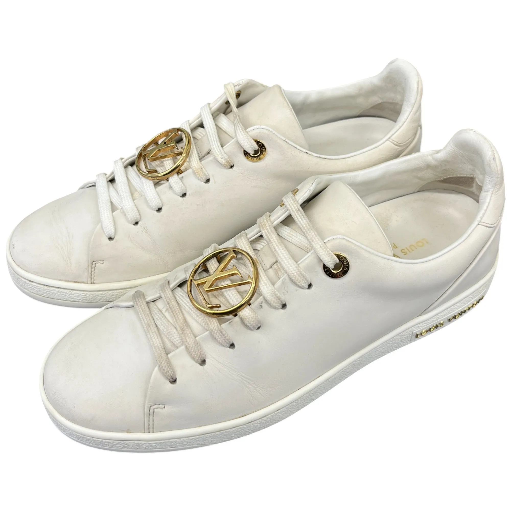 Women's Frontrow Lv Logo Low Trainers White Size EU 37 / UK 4