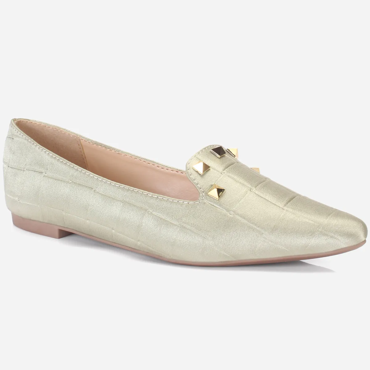 Women's "DIKAX" Pointed Toe Decorated Flat Pumps
