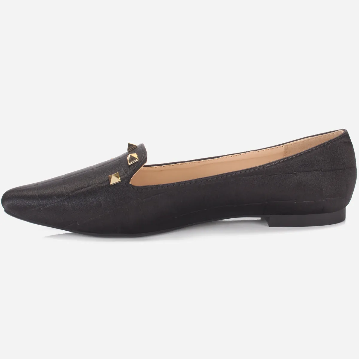 Women's "DIKAX" Pointed Toe Decorated Flat Pumps