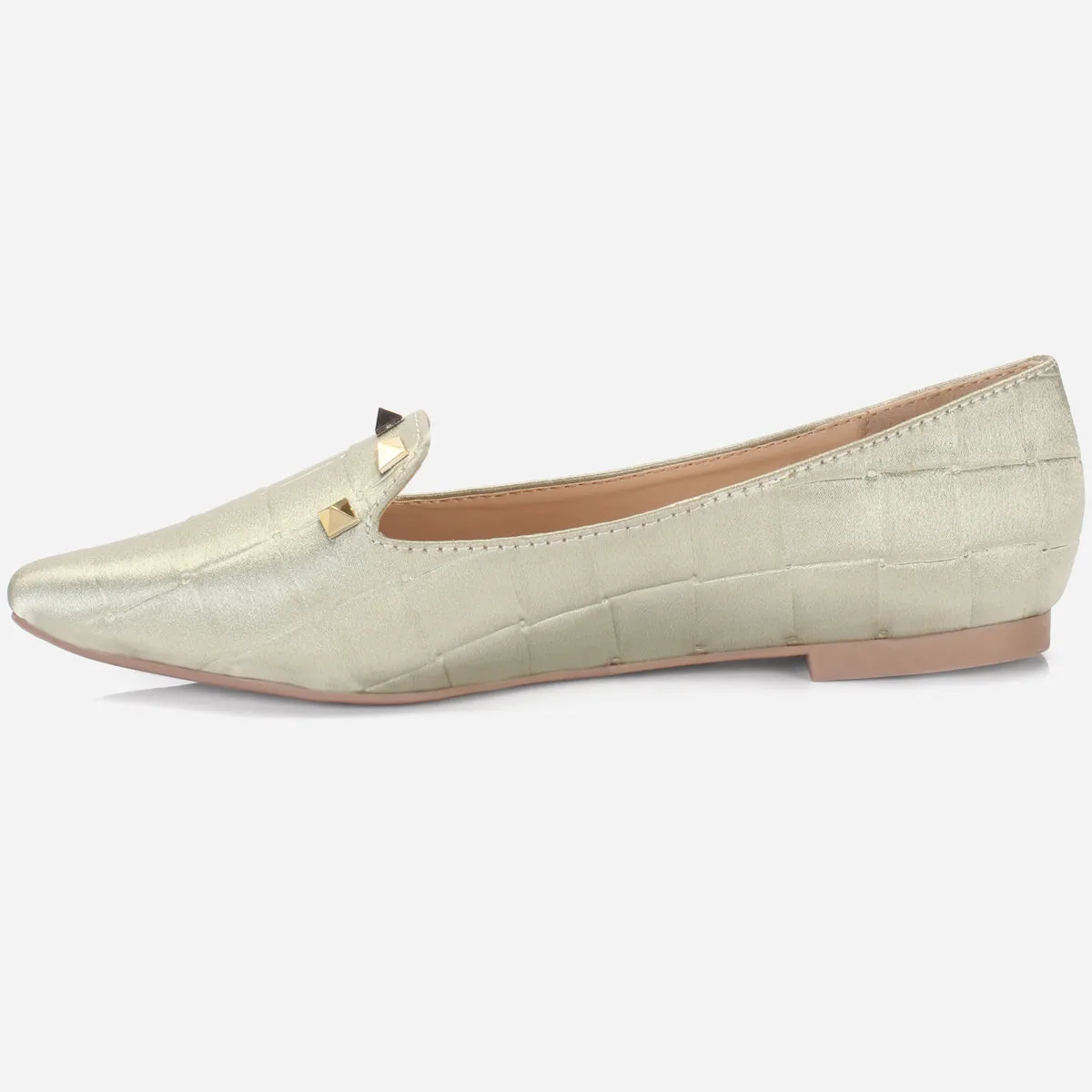 Women's "DIKAX" Pointed Toe Decorated Flat Pumps
