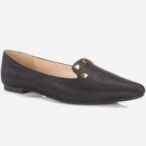 Women's "DIKAX" Pointed Toe Decorated Flat Pumps