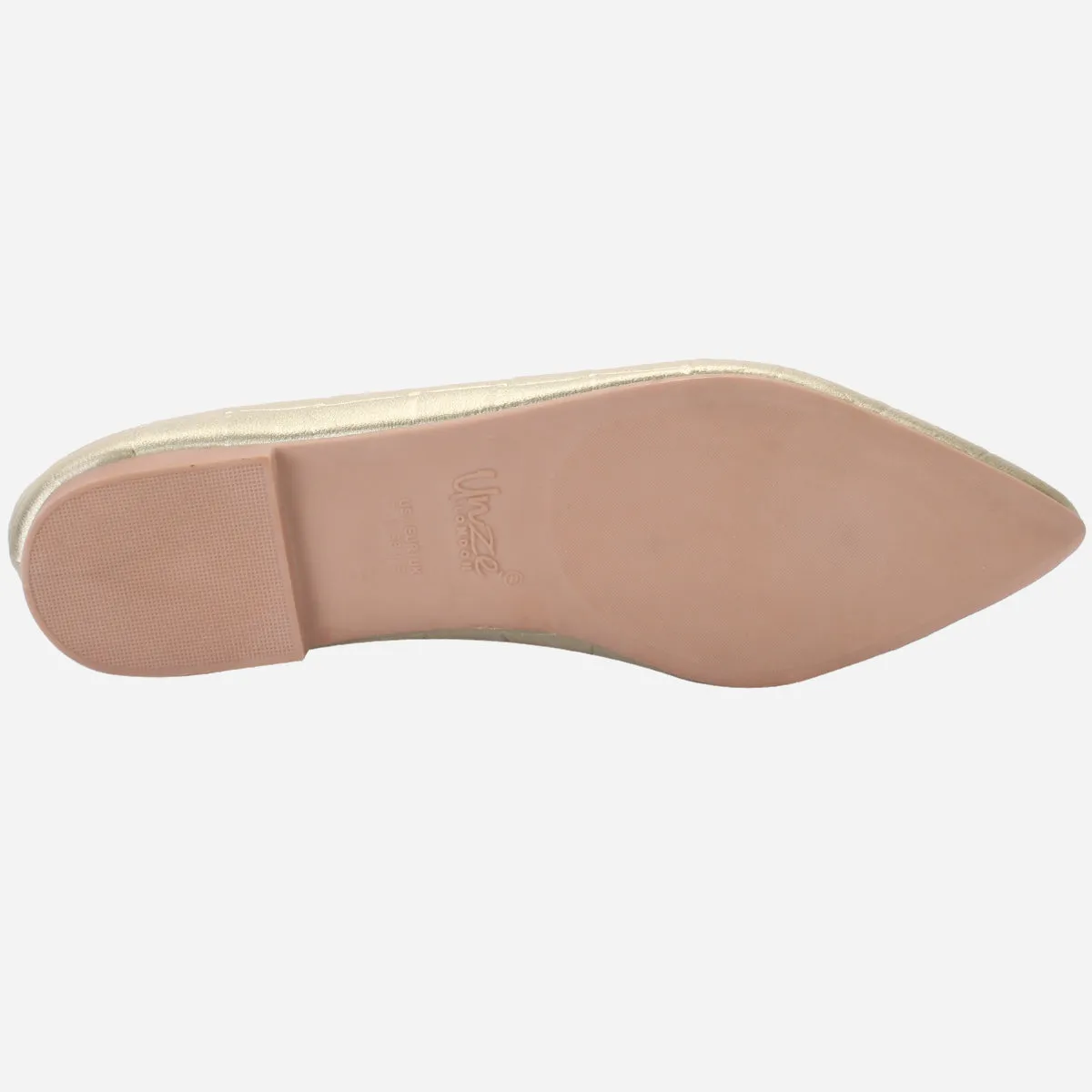 Women's "DIKAX" Pointed Toe Decorated Flat Pumps