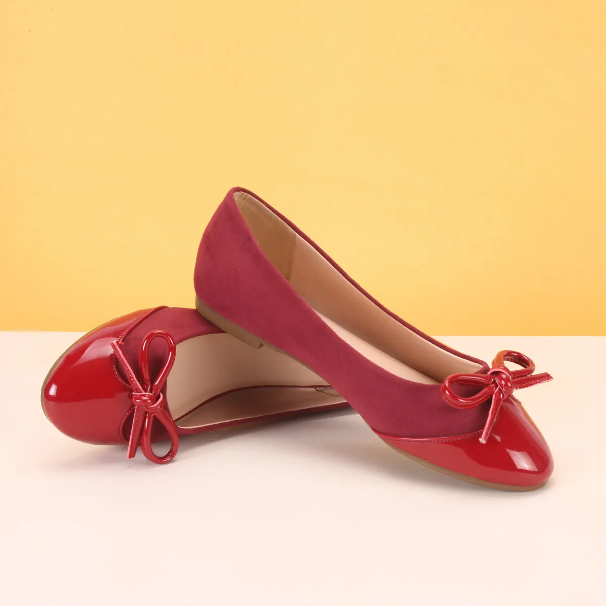 Womens "ERMEN" Rounded Toe Flat Shoes