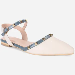 Women's "JUADY" Pointed Flat Shoes