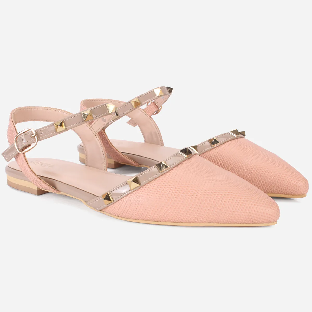 Women's "JUADY" Pointed Flat Shoes