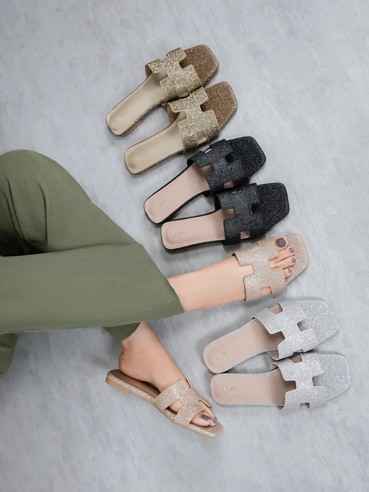 Women's "TINES" Fancy Evening Slippers